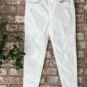 White House Black Market White Jeans